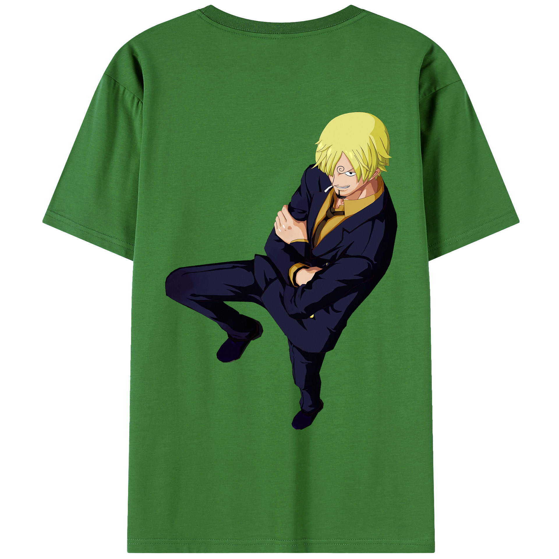 （画像用） ワンピース サンジ ONE PIECE Sanji レディース半袖Tシャツ(バックプリント)